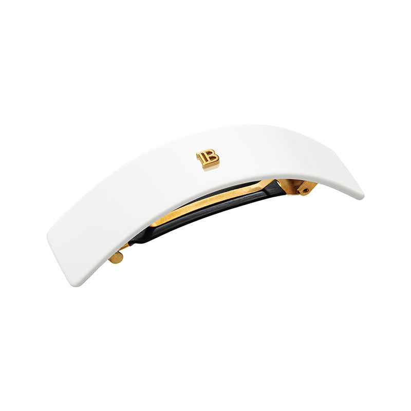 Barrette pour Cheveux Large White