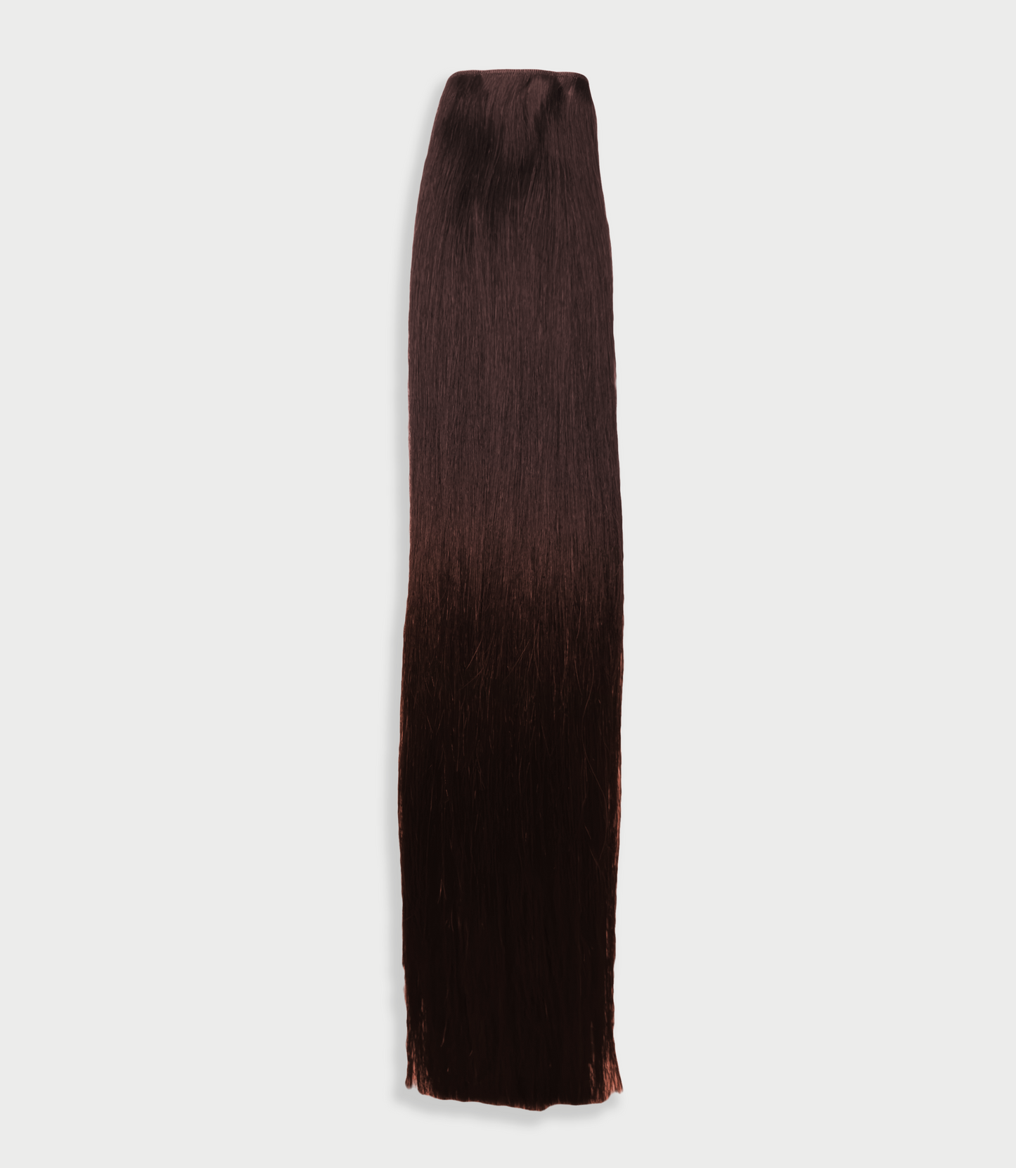 Unsichtbare Longtape Extensions in rotbraun - 60cm