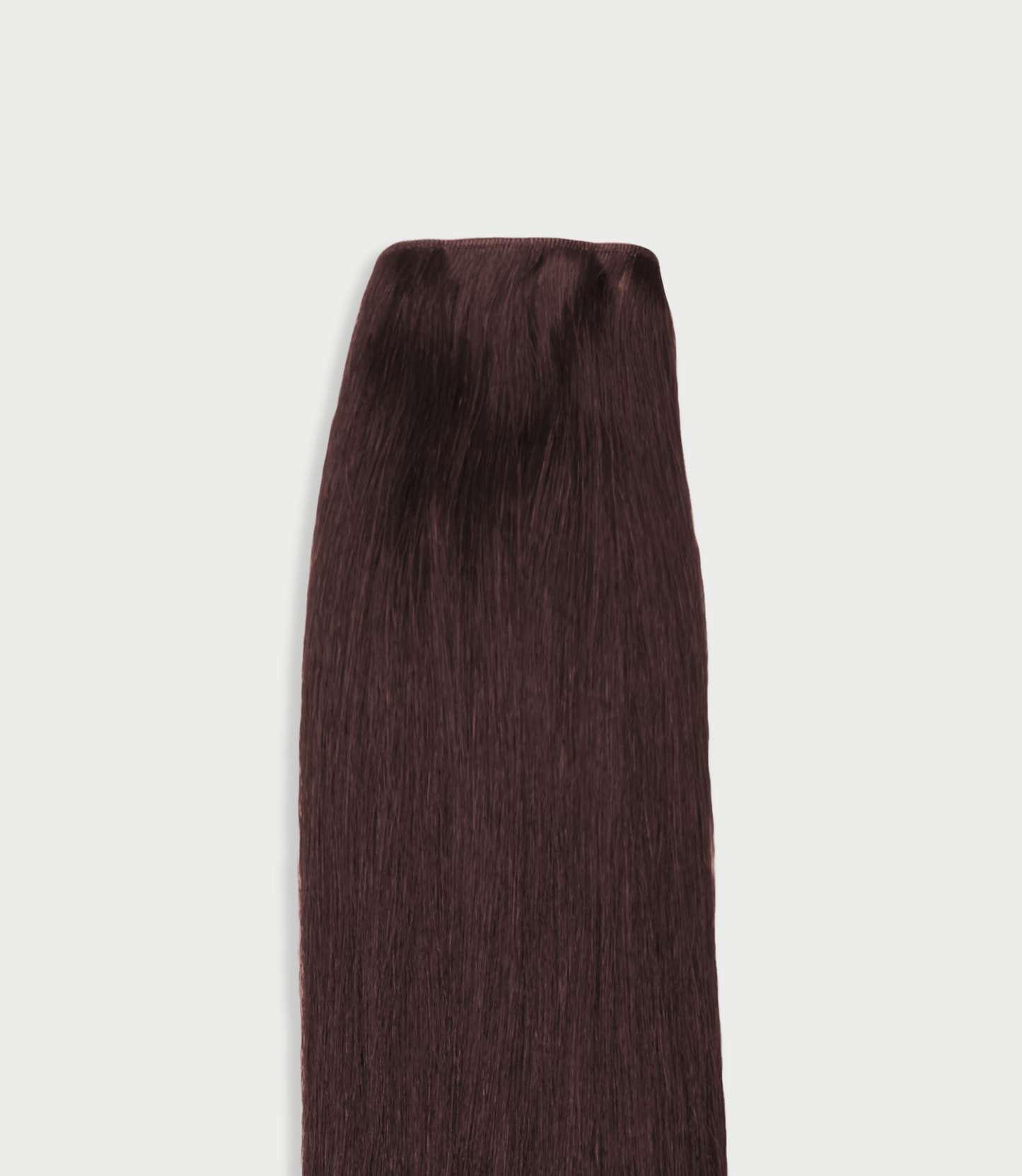 Unsichtbare Longtape Extensions in rotbraun - 60cm