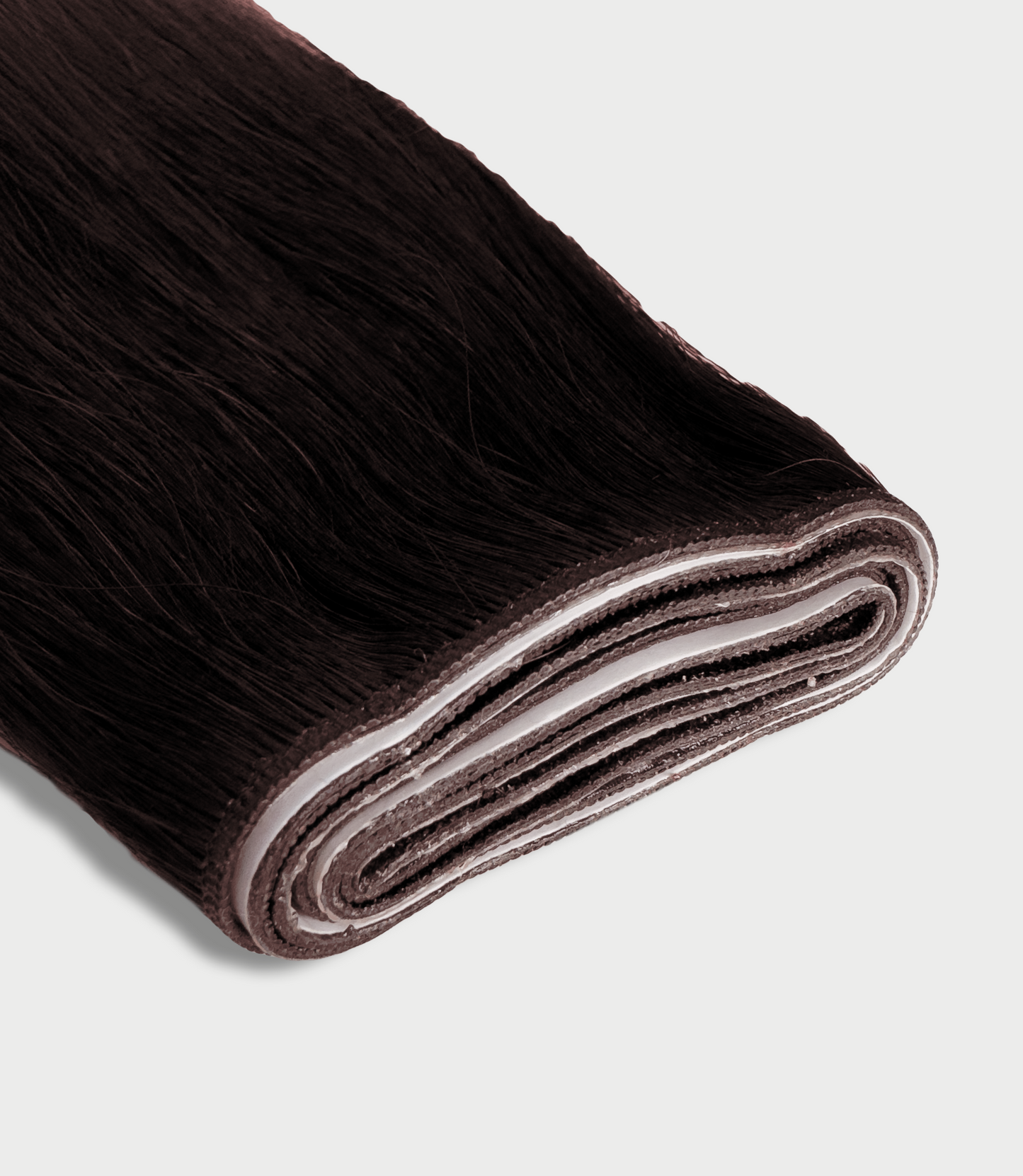 Unsichtbare Longtape Extensions in rotbraun - 35cm
