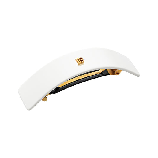 Barrette pour Cheveux Large White