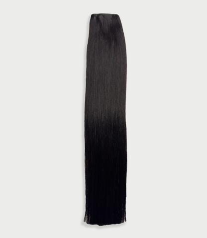 Invisible Longtape Extensions - Black Brown 45cm