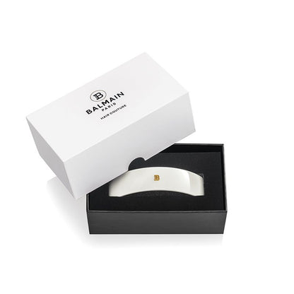Barrette pour Cheveux Large White