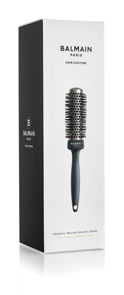 Professional Ceramic Round Brush Black 33mm